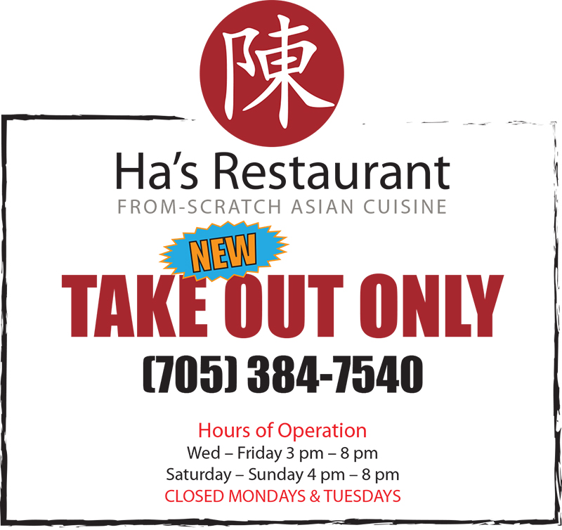 Ha's Restaurant Takeout Only